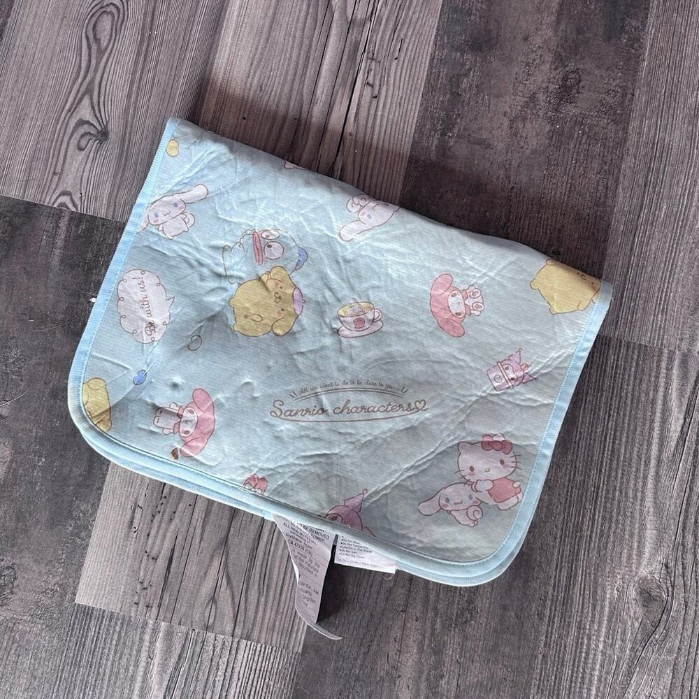 sanrio characters blue cooling nap mat